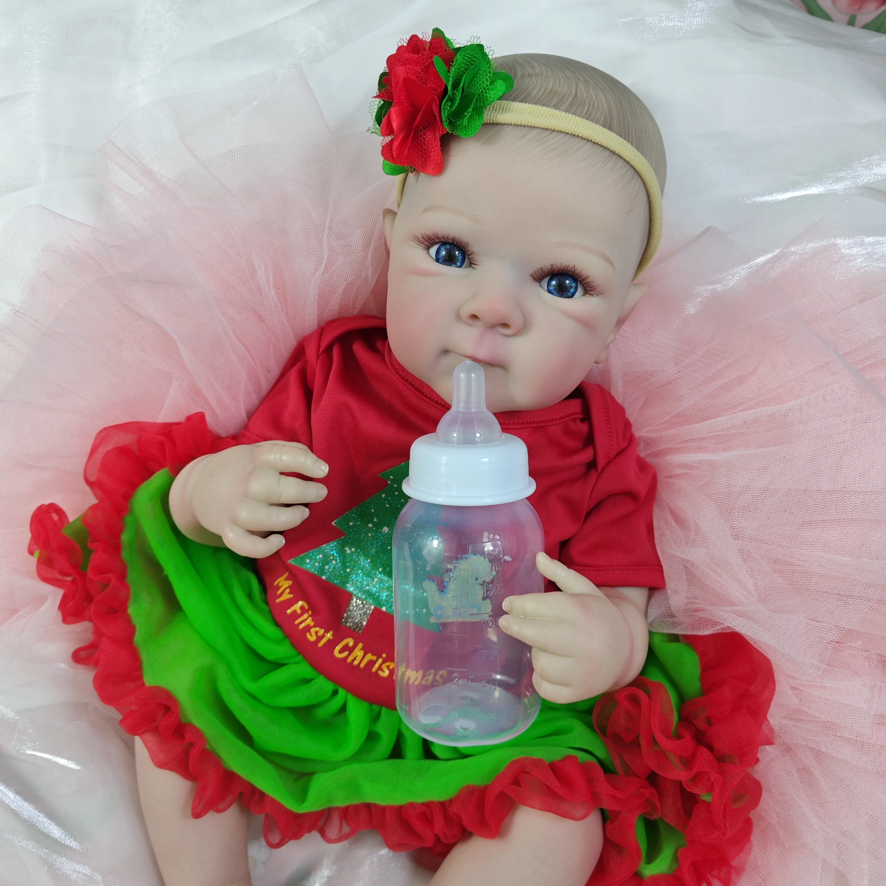 18 Inch Adorable Reborn Baby Doll Bettie Girl Lifelike 3D Painted Skin Collectible Art Reborn Doll Christmas Toy Gift
18 Inch Adorable Reborn Baby Doll Bettie Girl Lifelike 3D Painted Skin Collectible Art Reborn Doll Christmas Toy Gift
