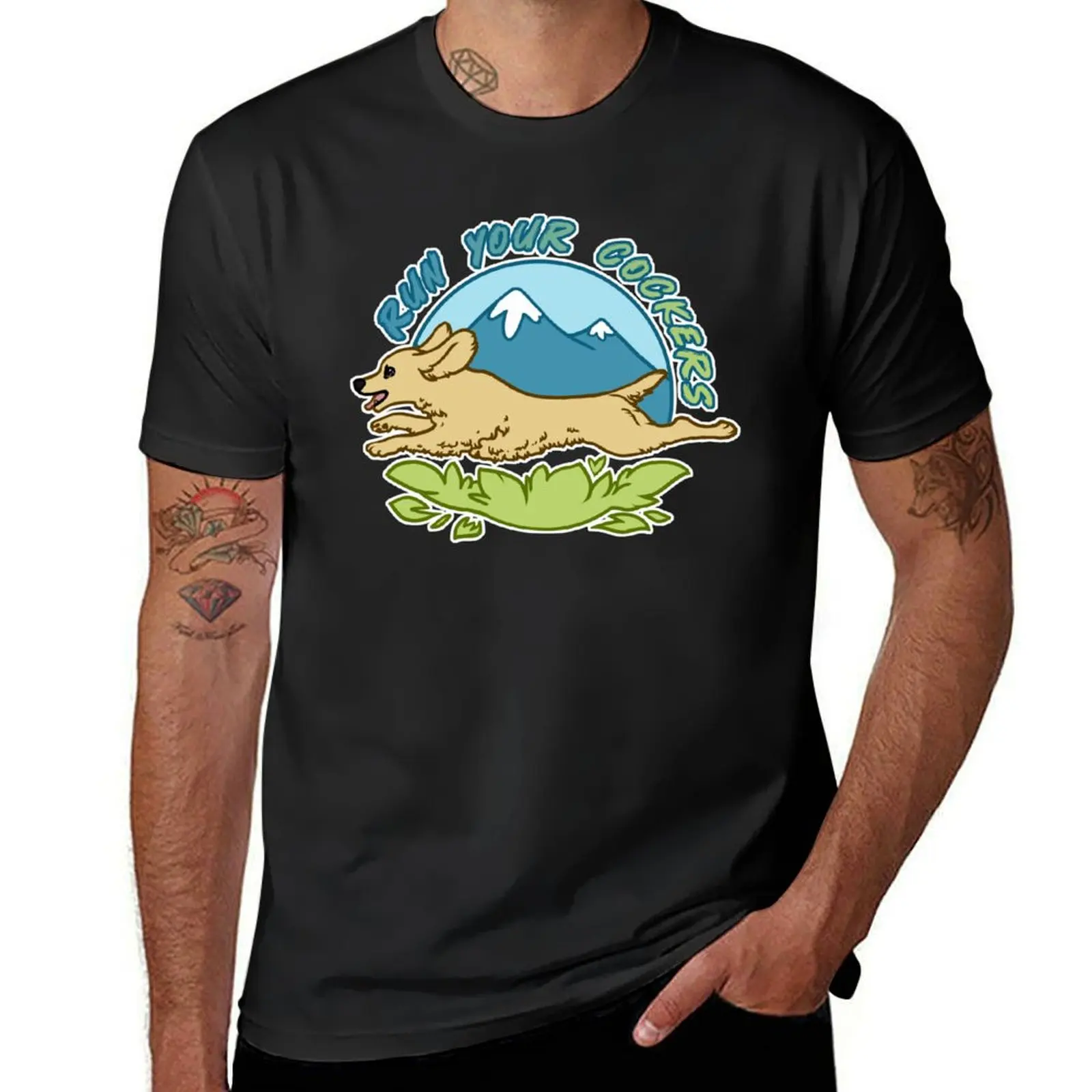Run Your Cockers - Cream T-Shirt quick-drying cotton man t-shirts heavyweights boys animal print funny t shirts men
Run Your Cockers - Cream T-Shirt quick-drying cotton man t-shirts heavyweights boys animal print funny t shirts men