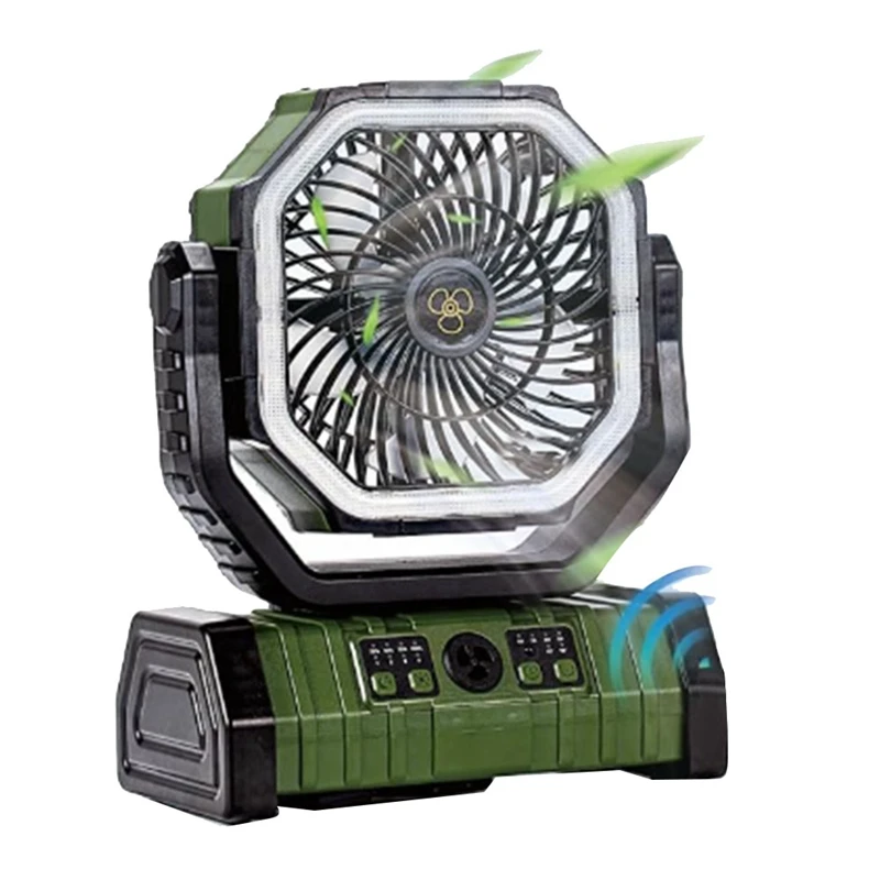 ABDJ-20000Mah Battery Fan Rechargeable With Hook&Bright LED Light Remote Control Timer Auto Oscillation Cordless Fan
ABDJ-20000Mah Battery Fan Rechargeable With Hook&Bright LED Light Remote Control Timer Auto Oscillation Cordless Fan