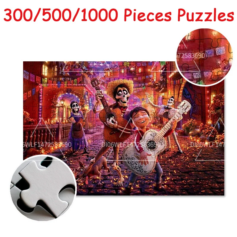 Игрушки-пазлы Disney Coco художественный плакат для детей и взрослых Обучающие игрушки 300/500/1000 шт. деревянный пазл подарок игра Hd Мультяшные игрушки
Игрушки-пазлы Disney Coco художественный плакат для детей и взрослых Обучающие игрушки 300/500/1000 шт. деревянный пазл подарок игра Hd Мультяшные игрушки