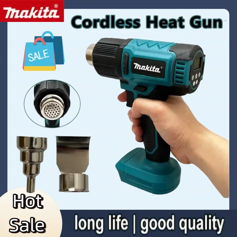 Makita 18V Hot Air Baking Gun Tools Cordless Heat Gun Air Dryer For Soldering Max 550°C Shrink Film Wireless Rechargeable
Makita 18V Hot Air Baking Gun Tools Cordless Heat Gun Air Dryer For Soldering Max 550°C Shrink Film Wireless Rechargeable