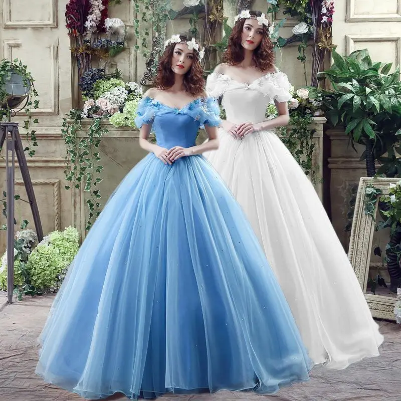 Butterfly Blue Prom Dresses Puff Off the Shoulder Princess Birthday Gown robe de bal Formal Evening Party For Women Sweep Train
Butterfly Blue Prom Dresses Puff Off the Shoulder Princess Birthday Gown robe de bal Formal Evening Party For Women Sweep Train