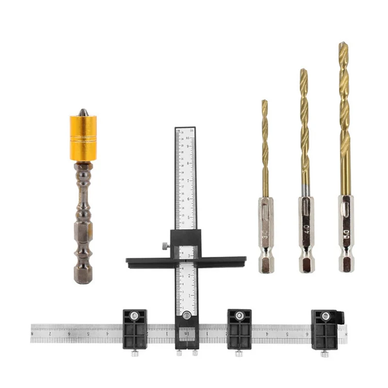N11R Handle Locator Set M35 Cobalt-Containing Twist Drill Batch Woodworking Assistant Tool Door And Window Cabinet Location Dura
N11R Handle Locator Set M35 Cobalt-Containing Twist Drill Batch Woodworking Assistant Tool Door And Window Cabinet Location Dura