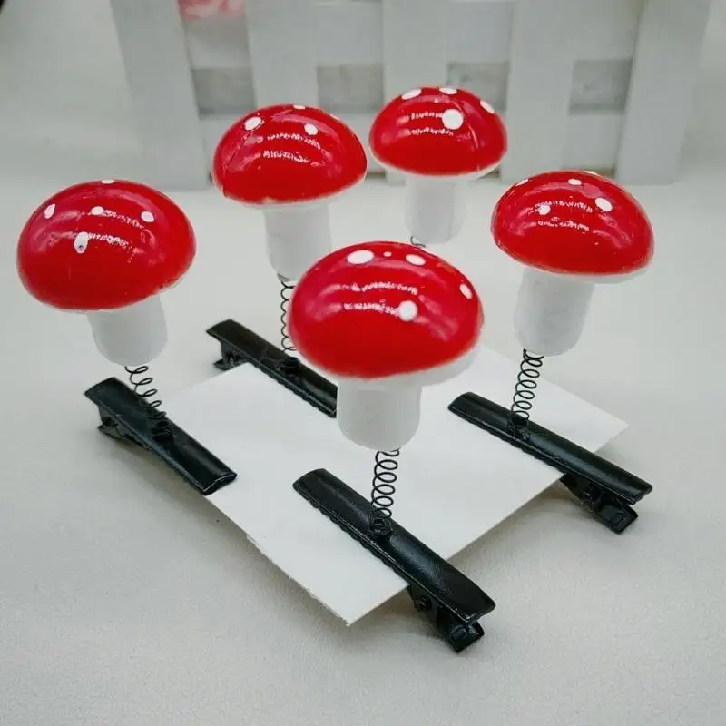 652F 5pack Lovely Mushroom Hair Clip Children Hair Barrettes Small Plastics Hairclip
652F 5pack Lovely Mushroom Hair Clip Children Hair Barrettes Small Plastics Hairclip