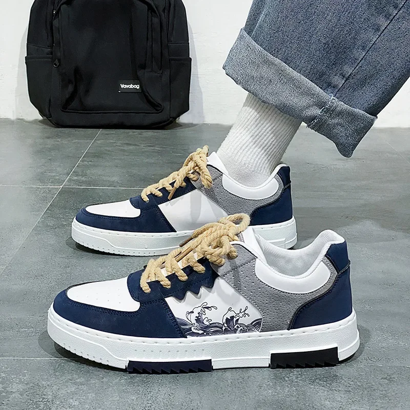 2026 Men's Leather Low-Top Skateboarding Shoes Men's Sneakers Male Flats Non-Slip Sport Shoe Zapatillas Hombre Men Footwear Plus
2026 Men's Leather Low-Top Skateboarding Shoes Men's Sneakers Male Flats Non-Slip Sport Shoe Zapatillas Hombre Men Footwear Plus