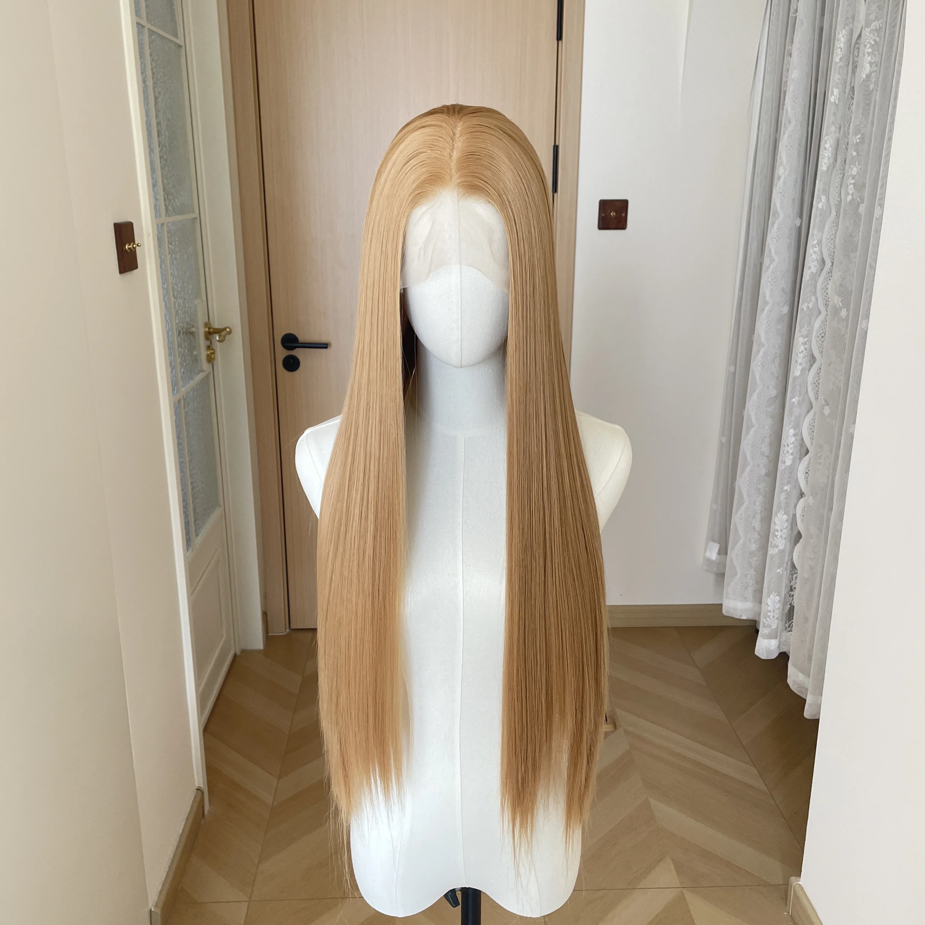 Honey Brown13x4 Synthetic Lace Front Wigs for Women 26 Inch Long Sliky Straight Glueless Wigs Heat Resistant Free Part Natural
Honey Brown13x4 Synthetic Lace Front Wigs for Women 26 Inch Long Sliky Straight Glueless Wigs Heat Resistant Free Part Natural