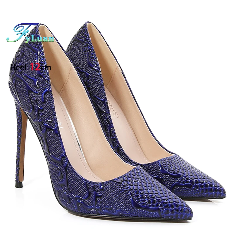 12CM Women's Pumps Designer Purple Snakeskin Single Shoes Plus Size 46 High-quality Embossed Fashion Pointed Toe Ladies Pumps
12CM Women's Pumps Designer Purple Snakeskin Single Shoes Plus Size 46 High-quality Embossed Fashion Pointed Toe Ladies Pumps