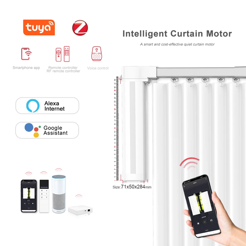 Smart Home System Motorized Curtain Motor Tuya DC 100-240V 82 Series Metal Modern Quiet Operation
Smart Home System Motorized Curtain Motor Tuya DC 100-240V 82 Series Metal Modern Quiet Operation