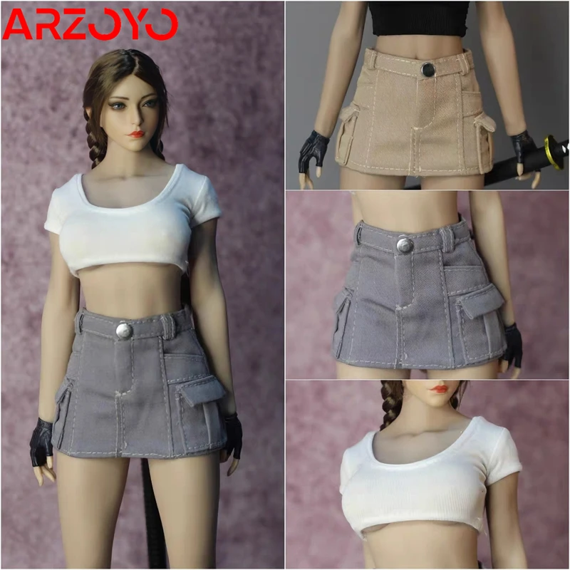 DMTOYS масштаб 1/6, женская короткая юбка с высокой талией, белая футболка, клубная одежда, модель одежды, подходит для 12-дюймовой фигурки солдата, тело
DMTOYS масштаб 1/6, женская короткая юбка с высокой талией, белая футболка, клубная одежда, модель одежды, подходит для 12-дюймовой фигурки солдата, тело