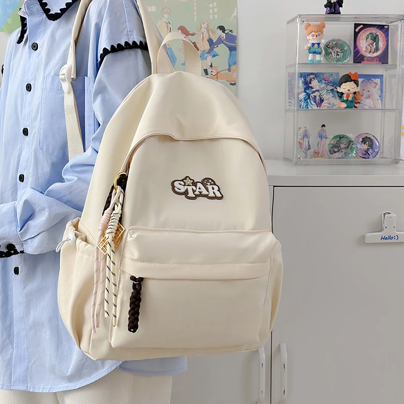 New Fashion Versatile Women's Trendy Nylon Cloth Large Capacity Outdoor Travel Backpack Simple Leisure Sports Storage Bags
New Fashion Versatile Women's Trendy Nylon Cloth Large Capacity Outdoor Travel Backpack Simple Leisure Sports Storage Bags