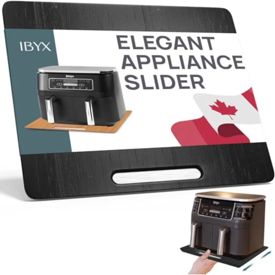 Elegant Appliance Slider - Sliding Tray for Coffee Maker and Heavy Kitchen Appliances, Easy Slide, Made of Premium Bamboo, Spac
Elegant Appliance Slider - Sliding Tray for Coffee Maker and Heavy Kitchen Appliances, Easy Slide, Made of Premium Bamboo, Spac