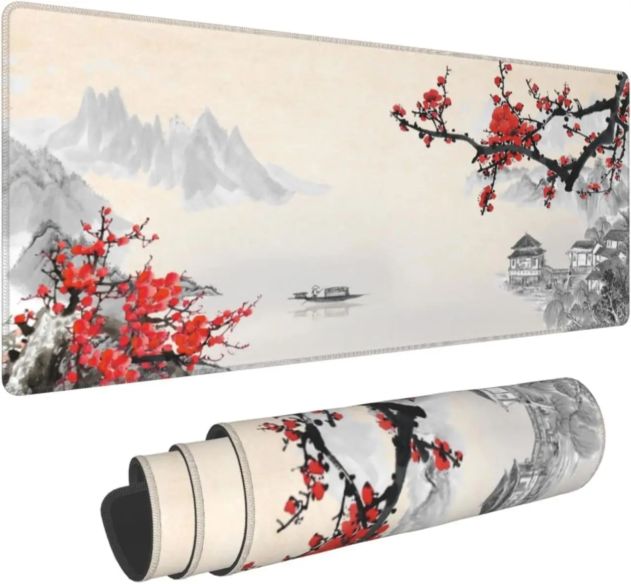 Игровой коврик для мыши Cherry Blossom, большой эргономичный коврик для мыши с прошитыми краями, Нескользящий Резиновый базовый Коврик для мыши 31,5X11,8 дюймов
Игровой коврик для мыши Cherry Blossom, большой эргономичный коврик для мыши с прошитыми краями, Нескользящий Резиновый базовый Коврик для мыши 31,5X11,8 дюймов