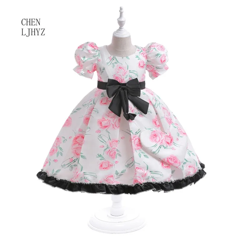New Girl's Embroidered Floral Princess-Style Tulle Dress for Piano Recital Flower Girl Pageant Special Occasion Attire
New Girl's Embroidered Floral Princess-Style Tulle Dress for Piano Recital Flower Girl Pageant Special Occasion Attire