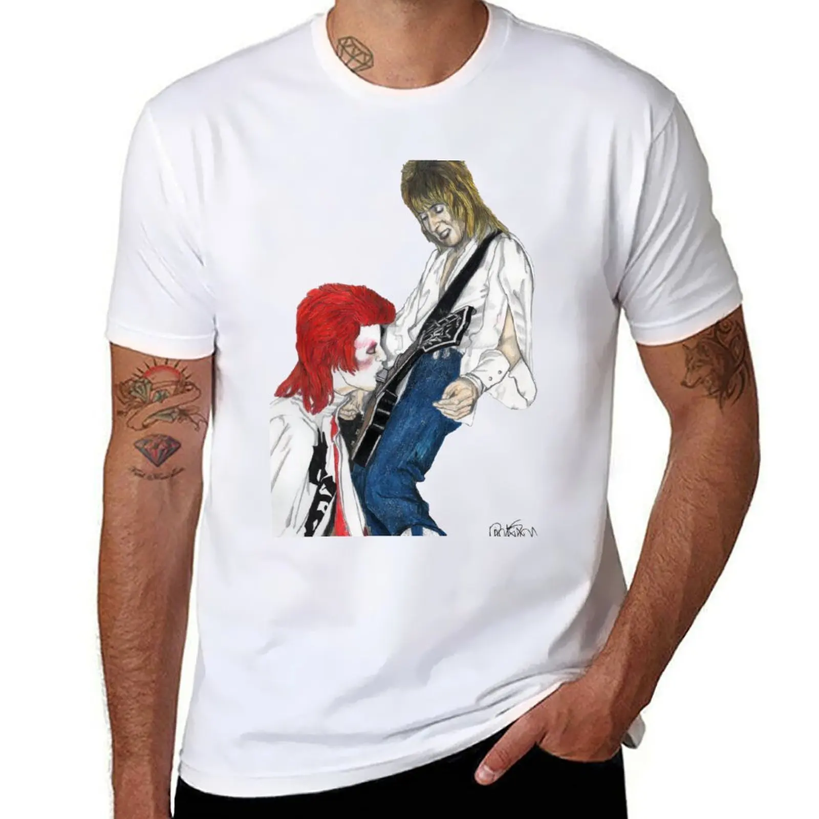 David & Mick T-Shirt t shirt man cotton t shirts for man graphic vintage T-Shirt
David & Mick T-Shirt t shirt man cotton t shirts for man graphic vintage T-Shirt