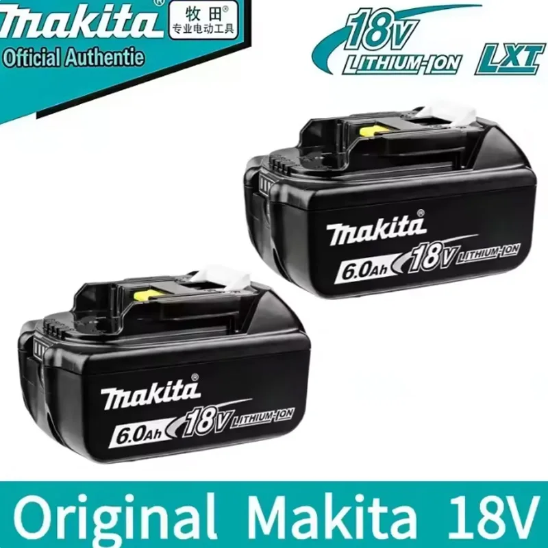 Original Makita 18V LXT 6.0Ah Li-ion Battery, Genuine Replacement for BL1860 BL1850 BL1860B Cordless Tools
Original Makita 18V LXT 6.0Ah Li-ion Battery, Genuine Replacement for BL1860 BL1850 BL1860B Cordless Tools