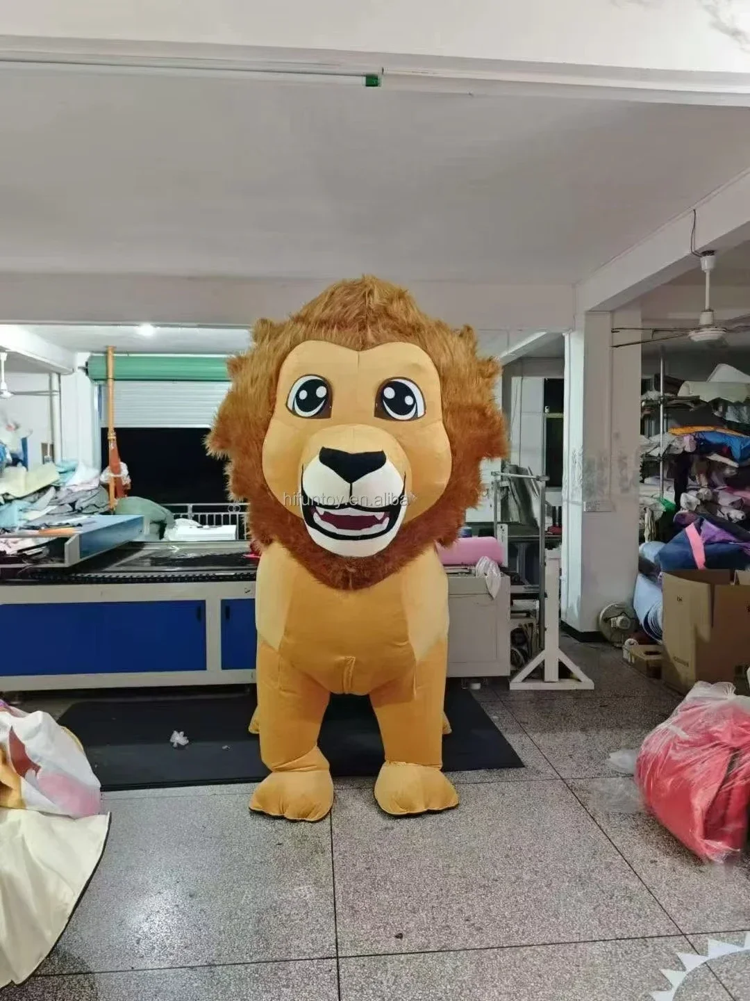 Inflatable Lion Mascot Costume King 4 Legs Furry Advertising Promotion Carnival Halloween Fursuit for Adult No Battery
Inflatable Lion Mascot Costume King 4 Legs Furry Advertising Promotion Carnival Halloween Fursuit for Adult No Battery