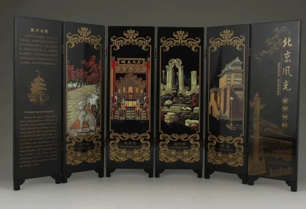 CHINESE OLD LACQUER HANDWORK PAINTING BEIJING SCENERY SCREEN DECORATION
CHINESE OLD LACQUER HANDWORK PAINTING BEIJING SCENERY SCREEN DECORATION
