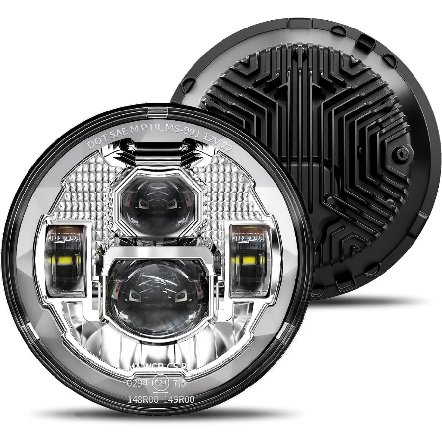 New Upgraded 1000 Bright Antiglare 7 Inch LED Headlights Round with High Performance for OffRoad Vehicles and Daily Driving Com
New Upgraded 1000 Bright Antiglare 7 Inch LED Headlights Round with High Performance for OffRoad Vehicles and Daily Driving Com