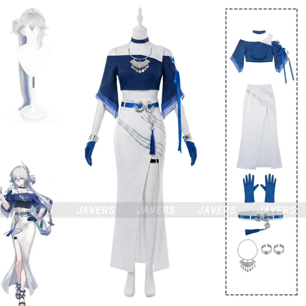 Game Honkai:Star Rail Yao Guang Cosplay Costume Off-shoulder Tops Skirt Uniform Woman Sexy Carnival Masquerade Party Suit
Game Honkai:Star Rail Yao Guang Cosplay Costume Off-shoulder Tops Skirt Uniform Woman Sexy Carnival Masquerade Party Suit