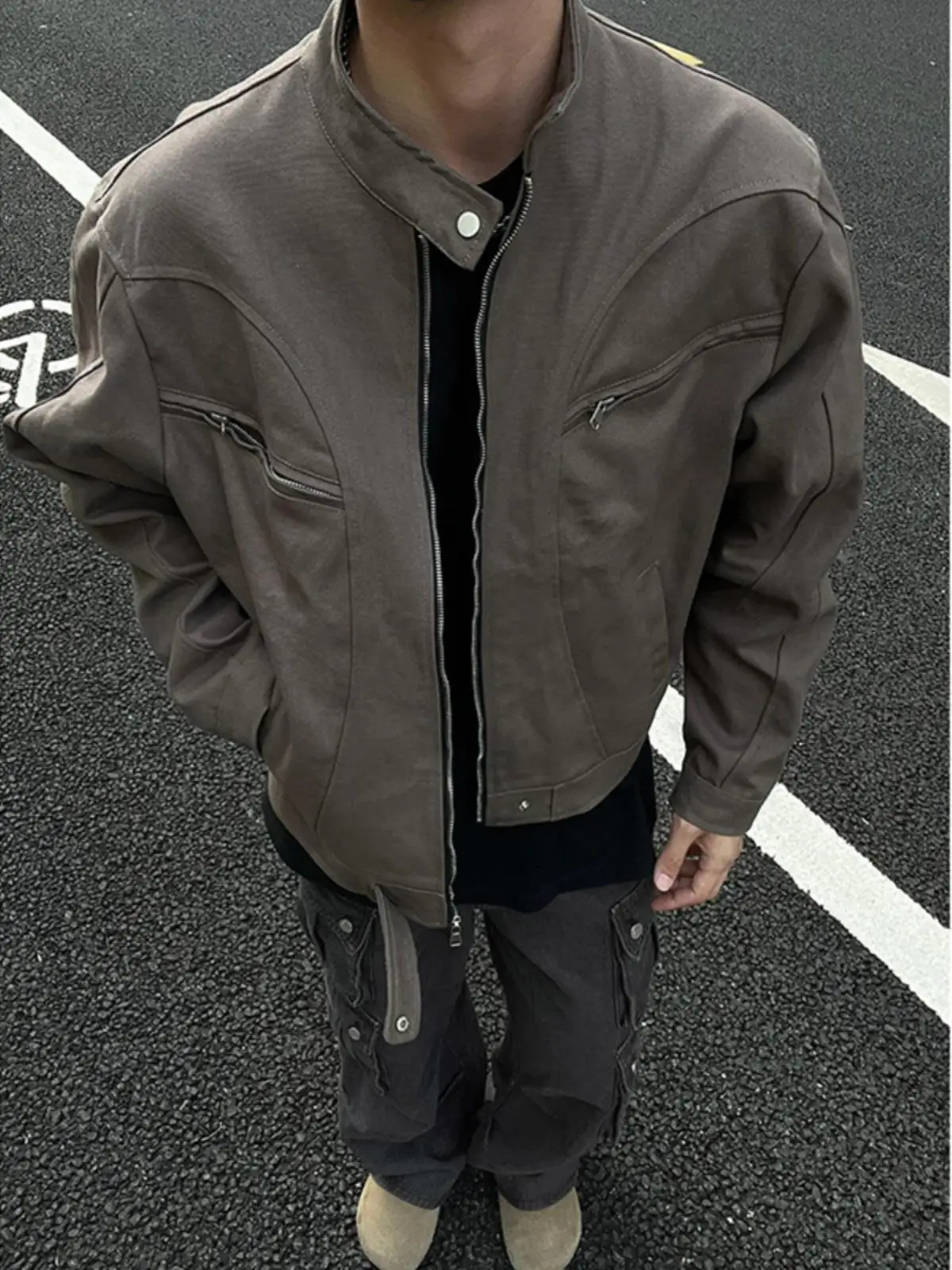 ey Heavyweight Waed Denim Jaet Men's Cleanfit Harington Stand Collar Knife Jeans Coat Youthful Spring Autumn Outer...
ey Heavyweight Waed Denim Jaet Men's Cleanfit Harington Stand Collar Knife Jeans Coat Youthful Spring Autumn Outer...