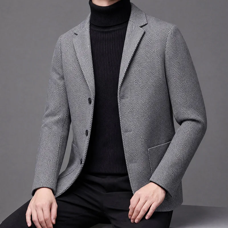 High Quality Men's Wool Suits Jacket 2026 Spring Autumn Business Casual Blazers Coats Stylish Wear Slim Fit Woolen Tops Clothing
High Quality Men's Wool Suits Jacket 2026 Spring Autumn Business Casual Blazers Coats Stylish Wear Slim Fit Woolen Tops Clothing