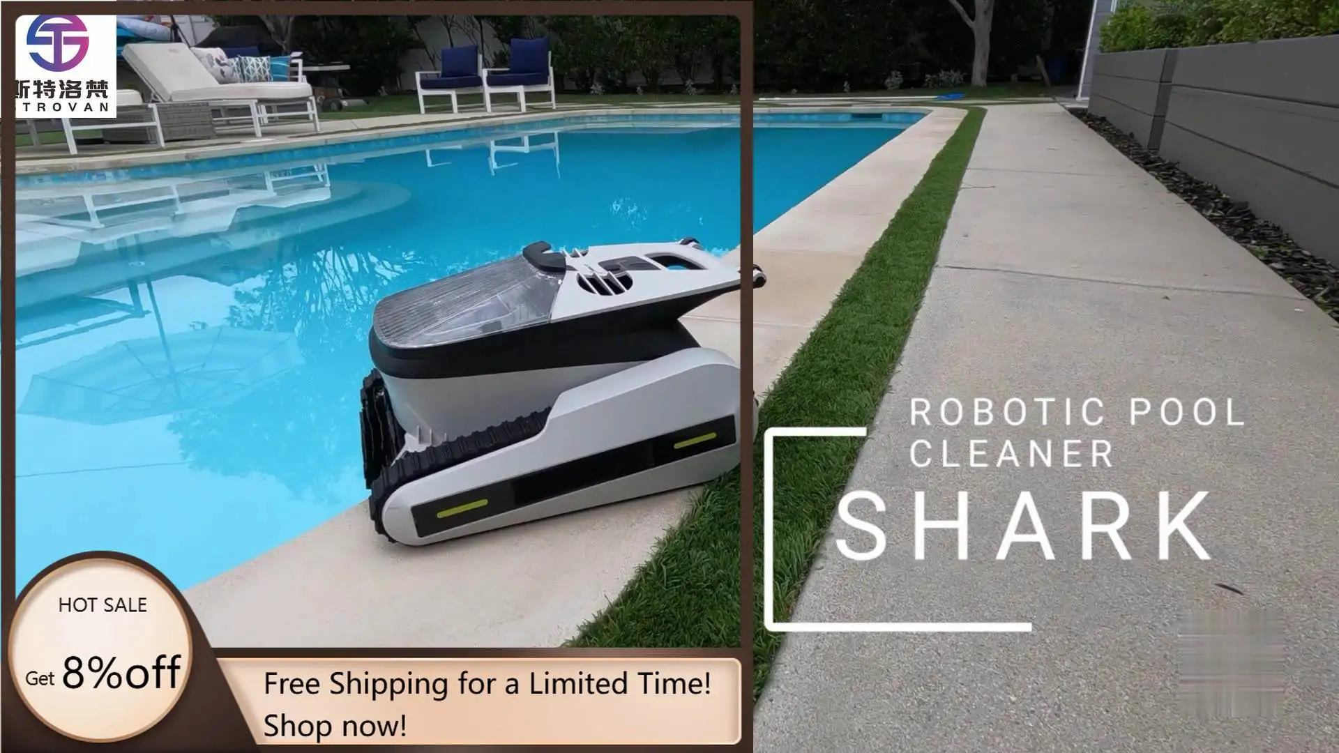 STLF Advanced Intelligence Swimming Pool Cleaning Robot Wireless Vacuum Automatic Wall-climbing Cleaner Robot
STLF Advanced Intelligence Swimming Pool Cleaning Robot Wireless Vacuum Automatic Wall-climbing Cleaner Robot