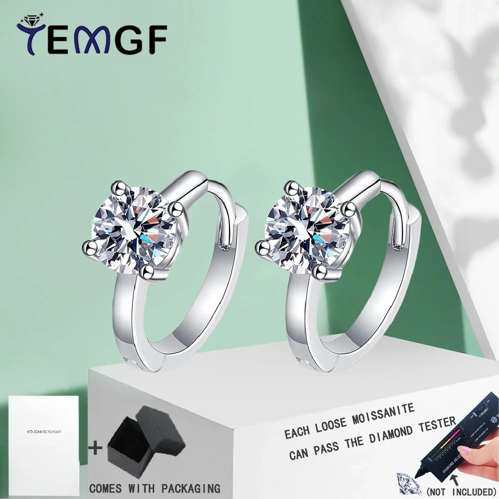 TEMGF 1 пара шпилек для ушей с муассанитом/цирконом, серьги-кольца из стерлингового серебра 925 пробы для женщин и девочек, классические элегантные ювелирные изделия, подарки
TEMGF 1 пара шпилек для ушей с муассанитом/цирконом, серьги-кольца из стерлингового серебра 925 пробы для женщин и девочек, классические элегантные ювелирные изделия, подарки