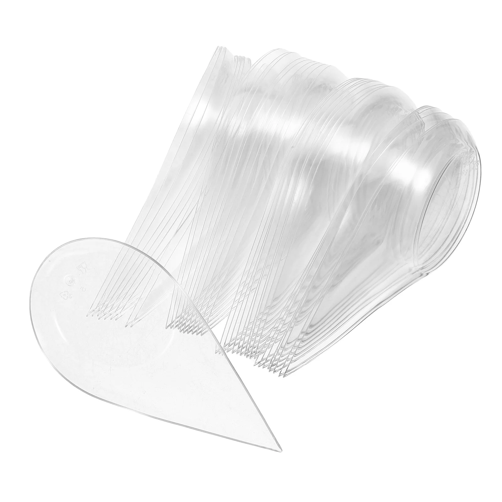 100 Pcs Mini Dessert Cup Spoon Transparent Plastic Salad Plates Reusable Serving Trays Appetizer Platters Fruit Chocolate Cookie
100 Pcs Mini Dessert Cup Spoon Transparent Plastic Salad Plates Reusable Serving Trays Appetizer Platters Fruit Chocolate Cookie