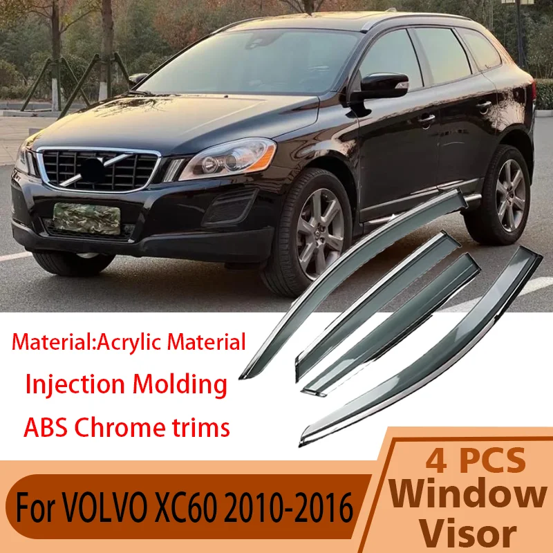 Дефлектор бокового окна автомобиля для VOLVO XC60 2010 2011 2012-2016, оконный козырек, защита от дождя и солнца, автомобильный козырек, защита от атмосферных воздействий, солнцезащитный козырек
Дефлектор бокового окна автомобиля для VOLVO XC60 2010 2011 2012-2016, оконный козырек, защита от дождя и солнца, автомобильный козырек, защита от атмосферных воздействий, солнцезащитный козырек