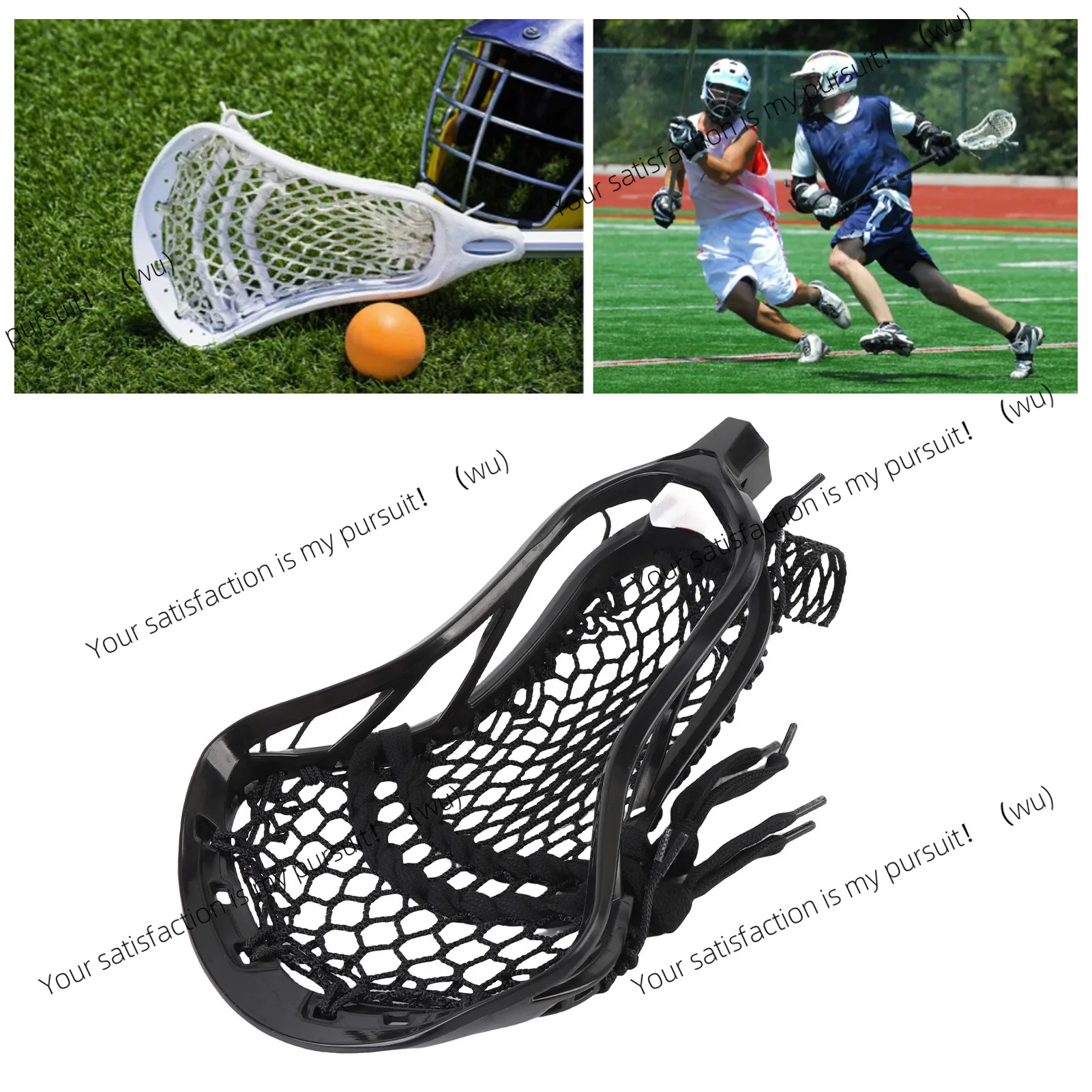Lacrosse Stick Head Training Equipment Nylon Strung Lacrosse Head Replacement for Competition Offensive Defensive Strategies
Lacrosse Stick Head Training Equipment Nylon Strung Lacrosse Head Replacement for Competition Offensive Defensive Strategies