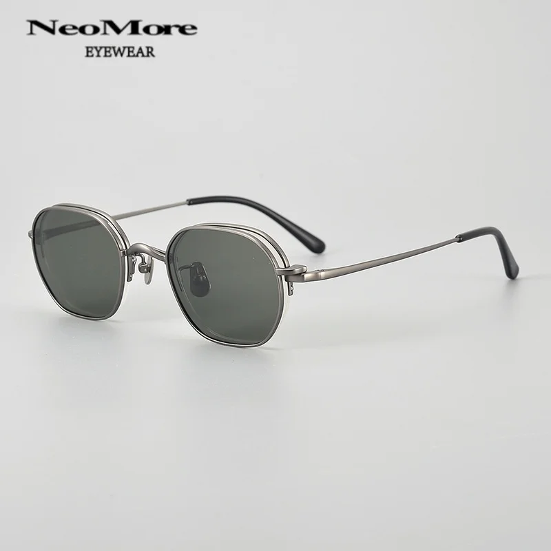 Retro Pure Titanium Small Round Glasses with Multi Myopia Multi Focus Progressive Eyeglasses Frame Medical Prescription Eyewear
Retro Pure Titanium Small Round Glasses with Multi Myopia Multi Focus Progressive Eyeglasses Frame Medical Prescription Eyewear