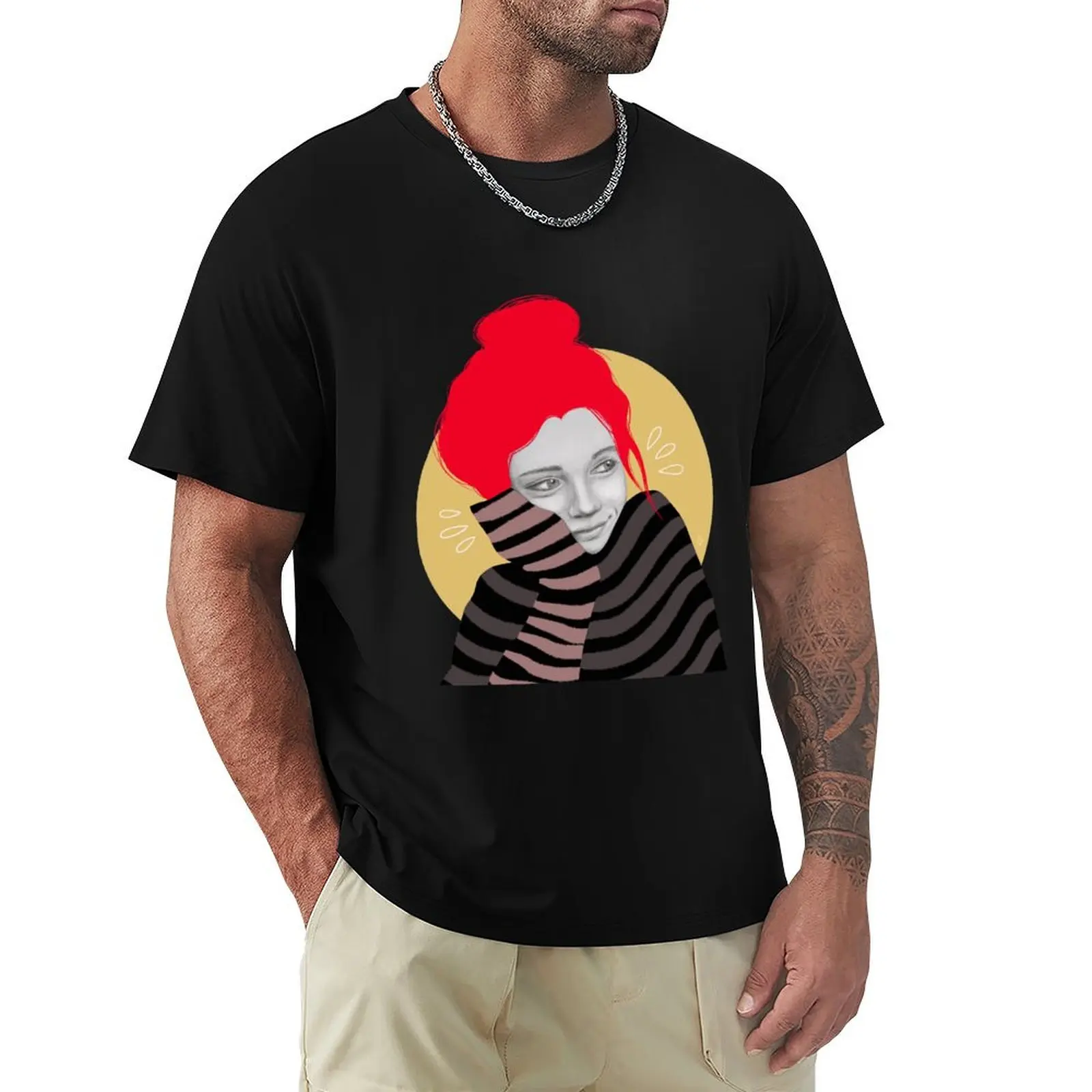 The red haired girl in love, illustration T-Shirt kawaii clothes clothes anime figures outfits for men
The red haired girl in love, illustration T-Shirt kawaii clothes clothes anime figures outfits for men