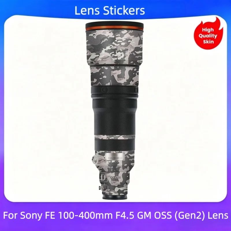 Decal skin for Sony NEW FE100-400F4.5GM Lens Decal Skin for Sony FE100-400 F4.5 GM OSS Lens Sticker 100-400 F4.5 Wrap Cove
Decal skin for Sony NEW FE100-400F4.5GM Lens Decal Skin for Sony FE100-400 F4.5 GM OSS Lens Sticker 100-400 F4.5 Wrap Cove
