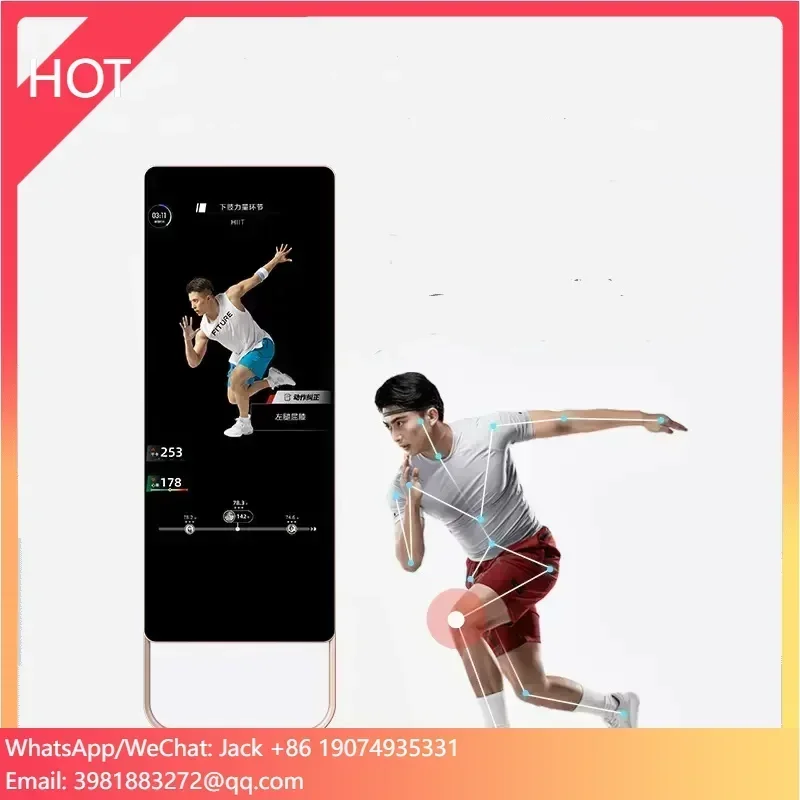 Smart AI Fitness Full Body Touch Screen Magic Mirror Display Yoga Home Digital Virtual Workout Android Gym For Fitting Room
Smart AI Fitness Full Body Touch Screen Magic Mirror Display Yoga Home Digital Virtual Workout Android Gym For Fitting Room