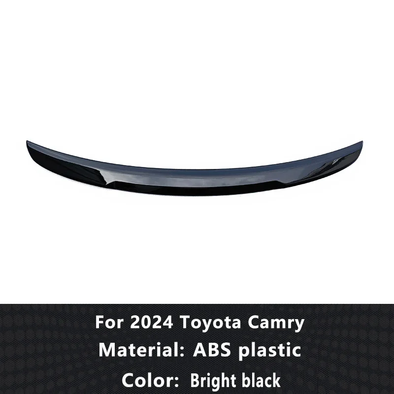 Suitable for For 2024 Toyota Camry Bright black and carbon fiber pattern ABS Material Color Rear Trunk Sports version Spoiler C
Suitable for For 2024 Toyota Camry Bright black and carbon fiber pattern ABS Material Color Rear Trunk Sports version Spoiler C