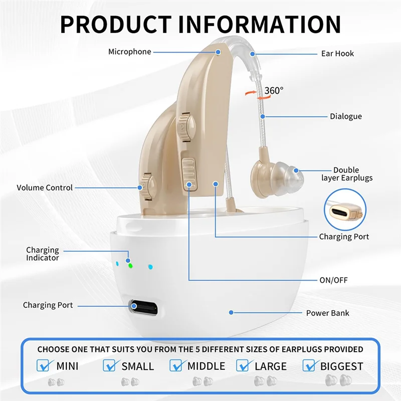 -ABAB Elderly Loudspeaker Headphones Walkman Rechargeable Noise Reduction Suitable For The Elderly
-ABAB Elderly Loudspeaker Headphones Walkman Rechargeable Noise Reduction Suitable For The Elderly