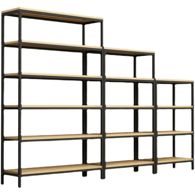 Steel and wood bookshelf shelf, kitchen storage, household storage floor, multi-layer adjustment wrought iron
Steel and wood bookshelf shelf, kitchen storage, household storage floor, multi-layer adjustment wrought iron