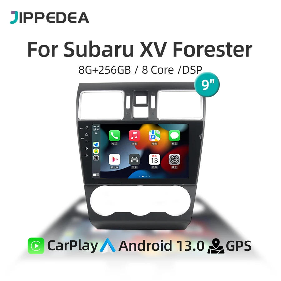 Автомобильный мультимедийный плеер Android 13,0 CarPlay GPS-навигация DSP RDS радио 4G WiFi Bluetooth для Subaru XV Forester 2015-2018
Автомобильный мультимедийный плеер Android 13,0 CarPlay GPS-навигация DSP RDS радио 4G WiFi Bluetooth для Subaru XV Forester 2015-2018