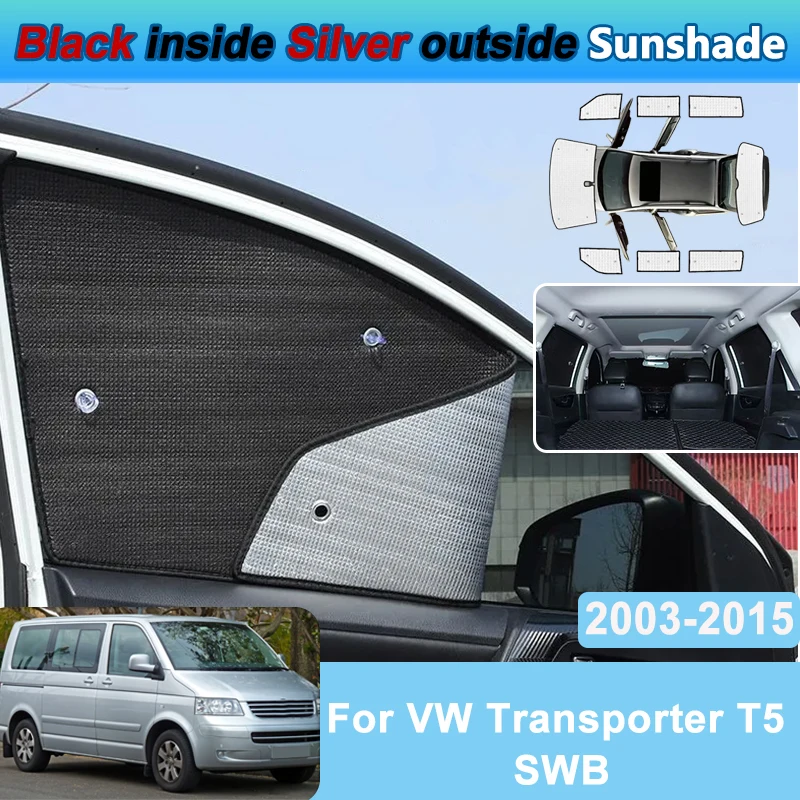 Sun Visors For VW Volkswagen Transporter T5 SWB 2003~2015 Car Sunshades Anti-UV Window Sunscreen Curtain Shade Auto Accessories
Sun Visors For VW Volkswagen Transporter T5 SWB 2003~2015 Car Sunshades Anti-UV Window Sunscreen Curtain Shade Auto Accessories