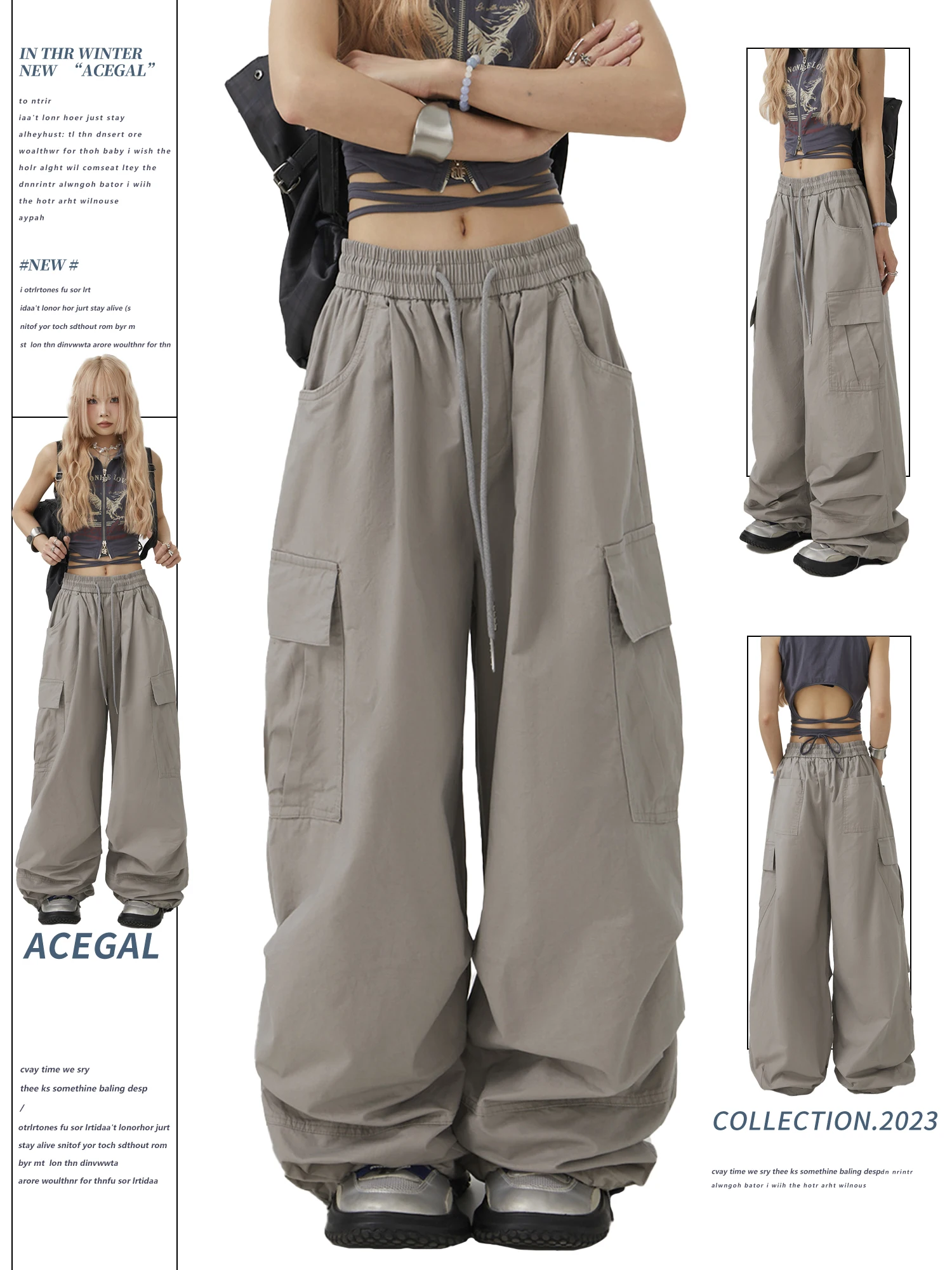 Remedie Grey Straight Leg Workwear Pants Casual Dance Hip Hop Wide Leg Trousers Simple Style Natural Waist Cotton Pants
Remedie Grey Straight Leg Workwear Pants Casual Dance Hip Hop Wide Leg Trousers Simple Style Natural Waist Cotton Pants