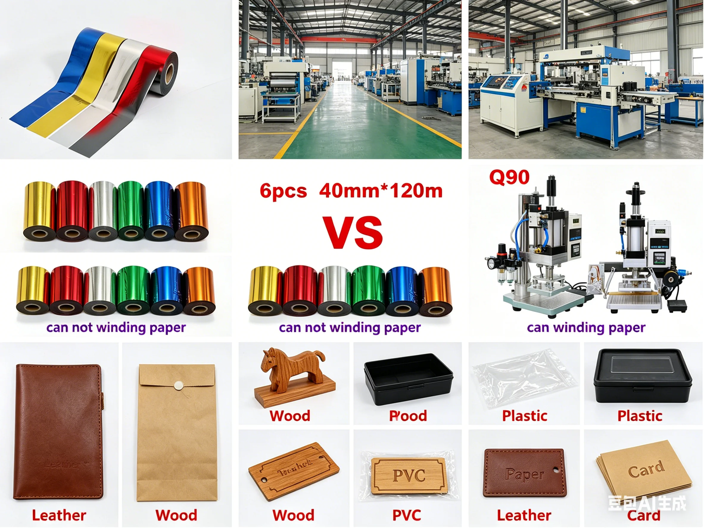 QS90-T QS90-L100x130mm with 6 Rolls of Stamp Paper Hot Stamping Machine Automatic Paper Rolling Tool Pneumatic Printer T-slot
QS90-T QS90-L100x130mm with 6 Rolls of Stamp Paper Hot Stamping Machine Automatic Paper Rolling Tool Pneumatic Printer T-slot