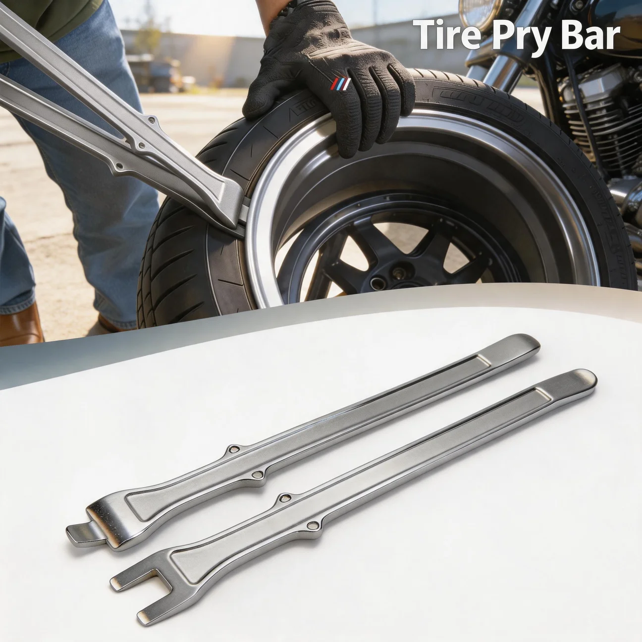 Tire Replacement Kit Universal Tire Pry Bar Powerful Tire Disassembly Tool Tire Pull Rod for Motorcycle Repair Maintenance
Tire Replacement Kit Universal Tire Pry Bar Powerful Tire Disassembly Tool Tire Pull Rod for Motorcycle Repair Maintenance