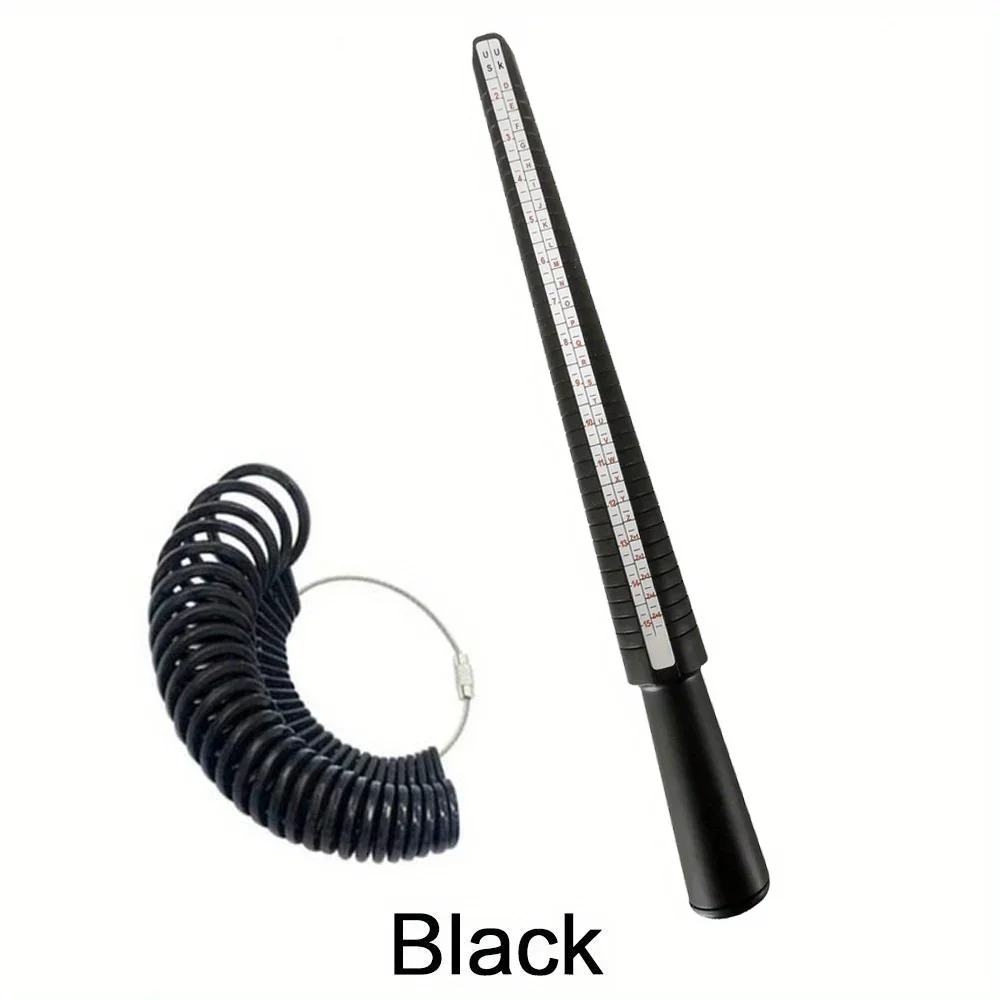 Plastic Ring Sizer Kit Multi-Size Gauges for Accurate Finger Sizing (US 2-15, UK D-Z+5, EU 41-76) Ring Measuring Tool
Plastic Ring Sizer Kit Multi-Size Gauges for Accurate Finger Sizing (US 2-15, UK D-Z+5, EU 41-76) Ring Measuring Tool
