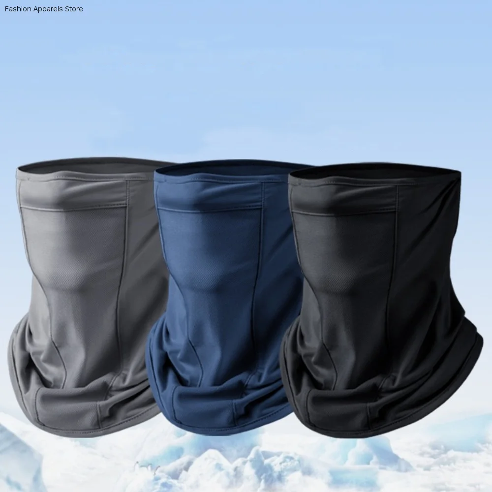 Ultra Thin Absorb Sweat Sunscreen Face Cover Full Face Neck Protector Ice Silk Mask Breathable Sports UV Protection Veil Hiking
Ultra Thin Absorb Sweat Sunscreen Face Cover Full Face Neck Protector Ice Silk Mask Breathable Sports UV Protection Veil Hiking