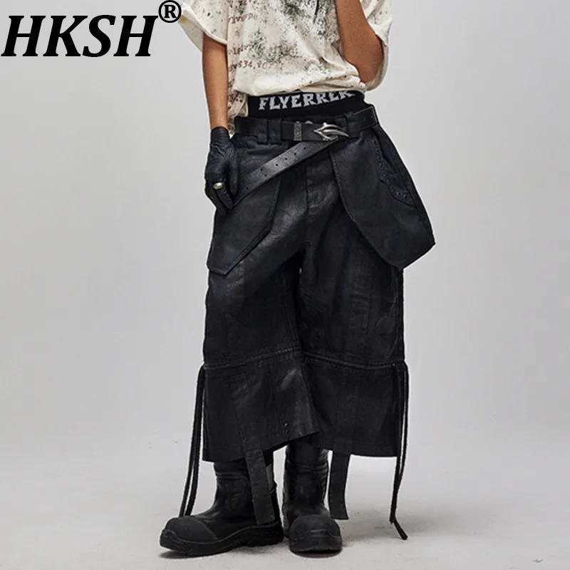 HKSH Тяжелые потертые брюки-карго с 3D-крой, трендовые шорты High Street Dark Punk Man Tide Chic Ins Techwear, шорты на шнурке HK11303
HKSH Тяжелые потертые брюки-карго с 3D-крой, трендовые шорты High Street Dark Punk Man Tide Chic Ins Techwear, шорты на шнурке HK11303