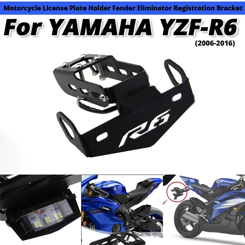 For Yamaha YZF-R6 R6 2006-2021 Motorcycle License Plate Holder Fender Eliminator Registration Bracket Slip on Yamaha YZFR6
For Yamaha YZF-R6 R6 2006-2021 Motorcycle License Plate Holder Fender Eliminator Registration Bracket Slip on Yamaha YZFR6