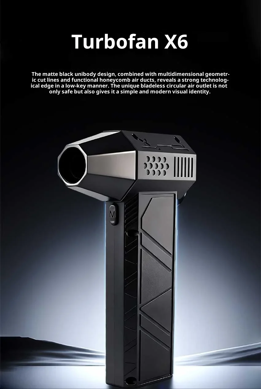 X16 Violent Fan Мощный вентилятор Пылесос 550000 об/мин Бесщеточный турбореактивный вентилятор для дома и улицы Электроинструменты
X16 Violent Fan Мощный вентилятор Пылесос 550000 об/мин Бесщеточный турбореактивный вентилятор для дома и улицы Электроинструменты