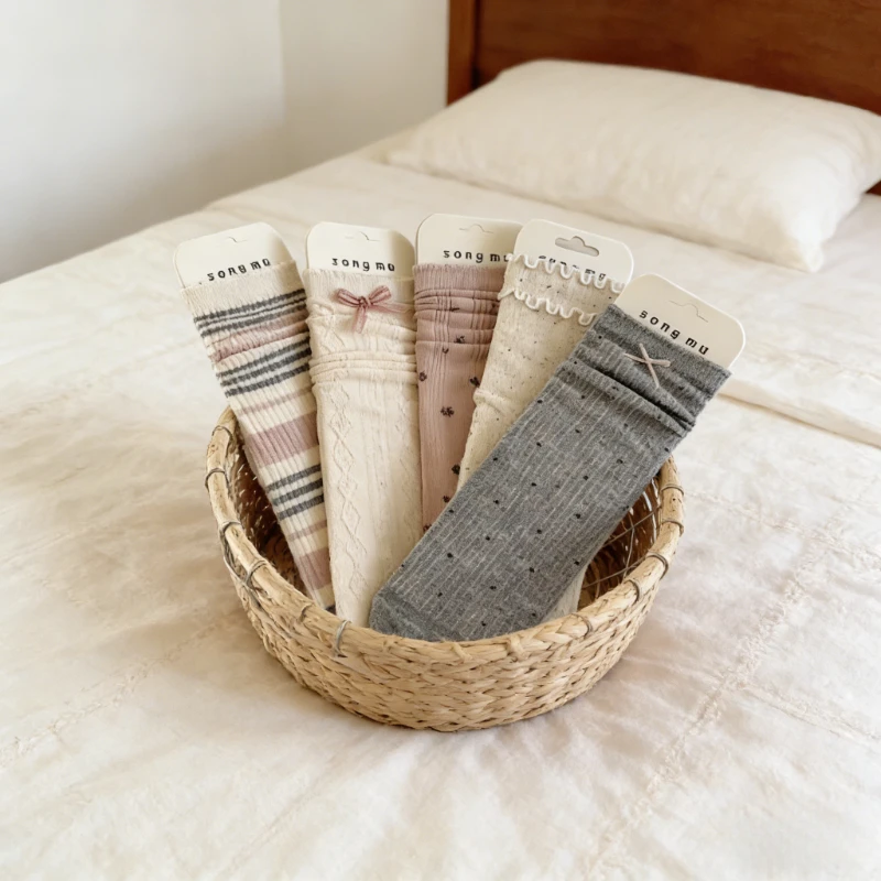 Белые хлопковые носки в горошек с бантом, тонкие сетчатые, с оборками, средней длины, свободного кроя, для повседневной носки, модные, универсальные
Белые хлопковые носки в горошек с бантом, тонкие сетчатые, с оборками, средней длины, свободного кроя, для повседневной носки, модные, универсальные