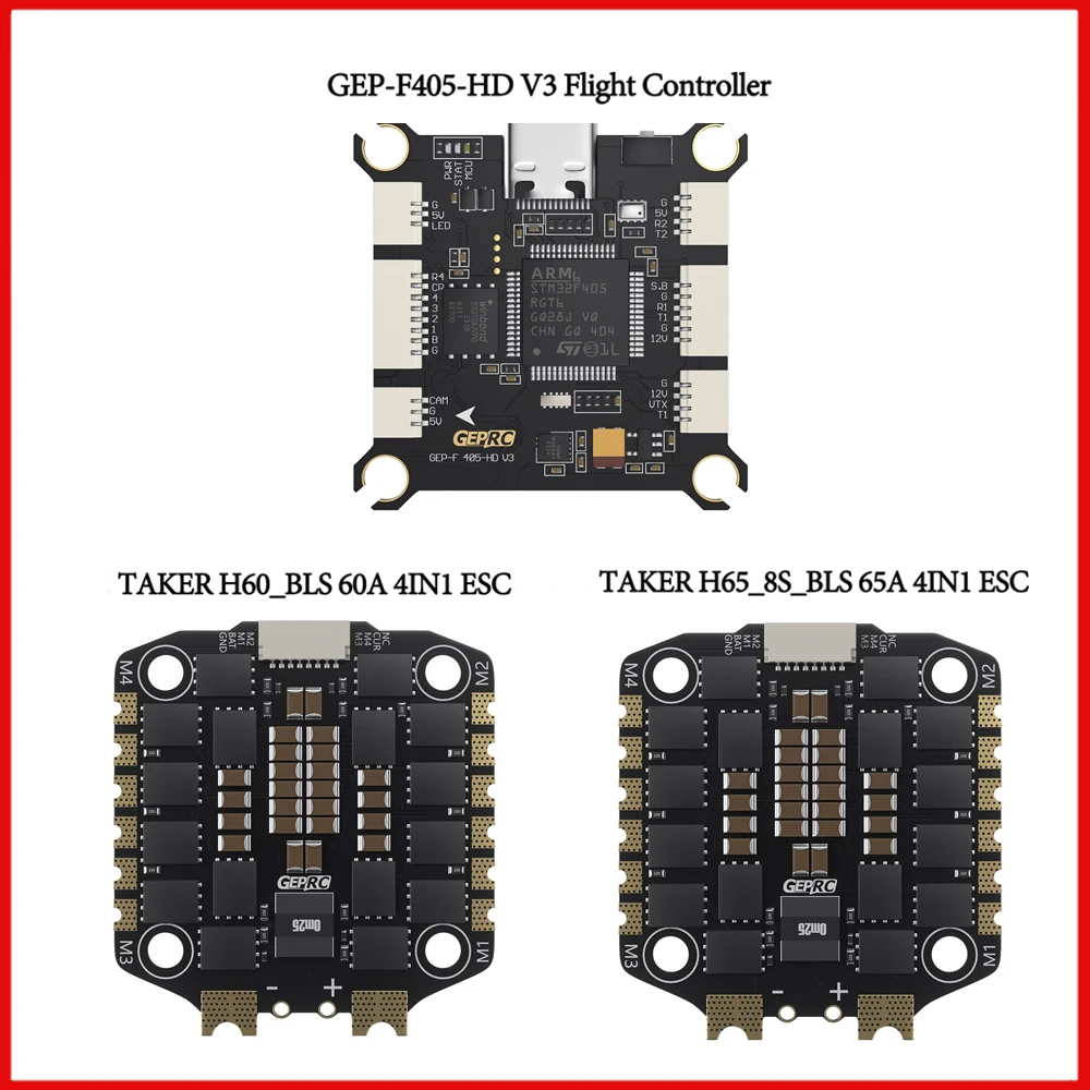 GEPRC TAKER F405-HD V3 Контроллер полета/H65_8S_BLS 65A 4IN1 ESC /H60_BLS 60A 4IN1 ESC для RC FPV Дрон с неподвижным крылом Мультиротор
GEPRC TAKER F405-HD V3 Контроллер полета/H65_8S_BLS 65A 4IN1 ESC /H60_BLS 60A 4IN1 ESC для RC FPV Дрон с неподвижным крылом Мультиротор