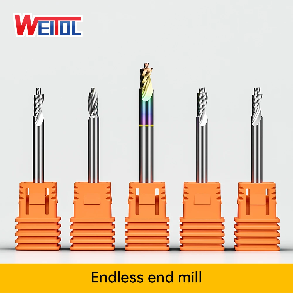 WeiTol 1PCS 5A one flute end mill Spiral Borderless milling cutter Carbide CNC Milling Cutter For sold wood, acrylic, MDF, PVC
WeiTol 1PCS 5A one flute end mill Spiral Borderless milling cutter Carbide CNC Milling Cutter For sold wood, acrylic, MDF, PVC